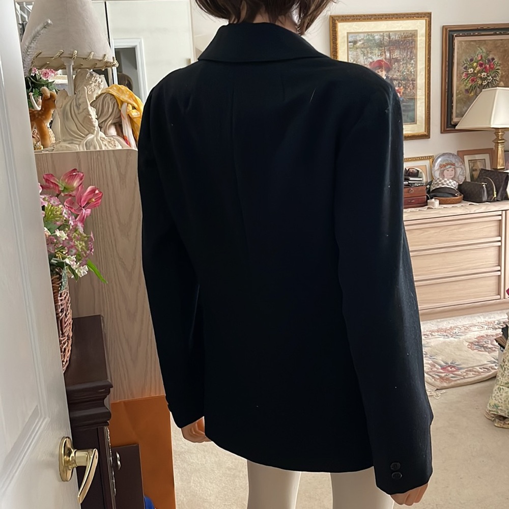 Pendleton Black Virgin Wool Blazer - image 3